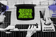 Data Trash Retro Futuristic Font, a Sans Serif Font by sirylok (Thumbnail 2 of 6)
