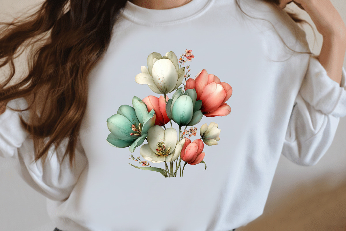 Whimsical Spring Flower Clipart, an Illustration by Designworld (Photo 7 of 8)