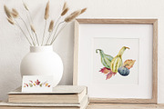 Autumn Time 2. Watercolor collection, a Decorative Illustration by Elena Medvedeva (Thumbnail 10 of 14)