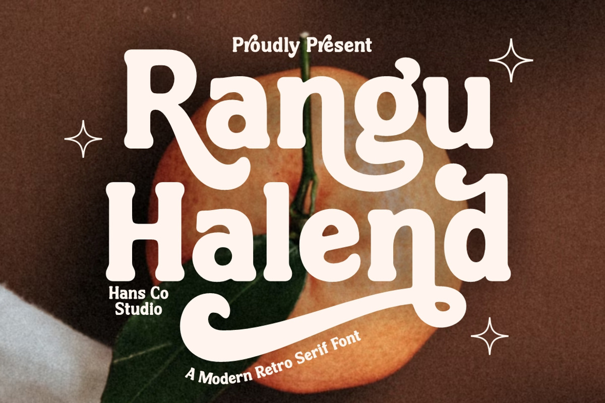 Rangu Halend Font, a Font by Burhan Afif (Photo 1 of 10)