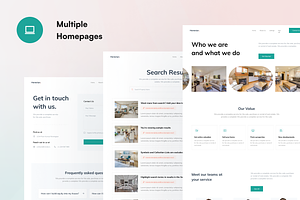 Homelun - Real Estate Web Design