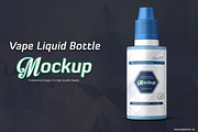 Vape Liquid Bottle Mockup, a Packaging Mockup by idesignstudio (Thumbnail 1 of 6)