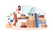 People moving to new home or office, a Person Illustration by Good Studio (Thumbnail 5 of 8)