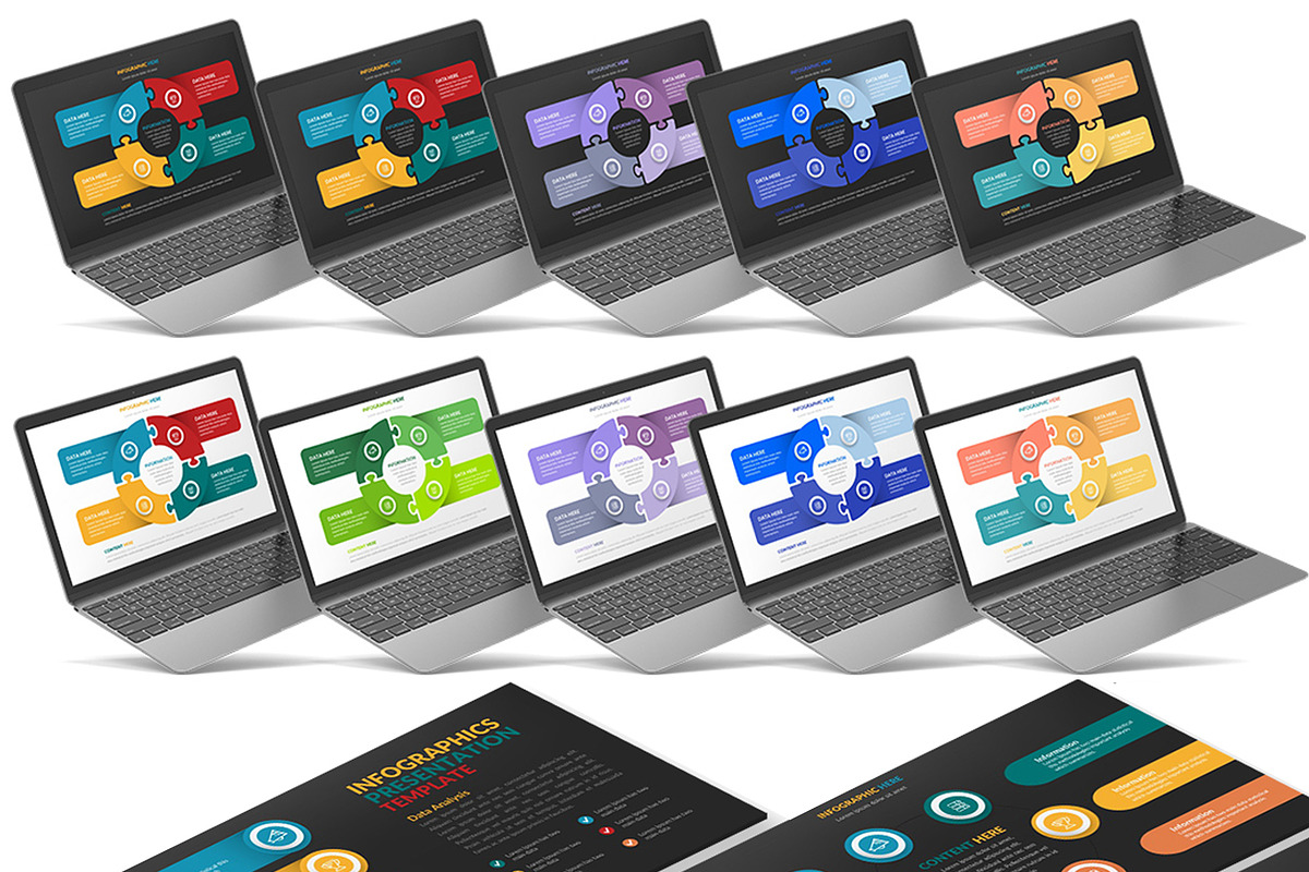 Infographics Powerpoint Presentation, a Presentation Template by Graphicgo (Photo 4 of 16)