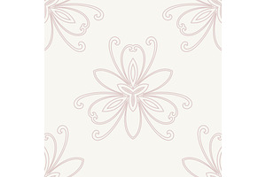 Floral Seamless Vector Pattern, a Decorative Illustration by FineArtStudio
