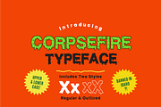 CorpseFire: Sans Serif Font Family, a Serif Font by Corealis (Thumbnail 1 of 5)