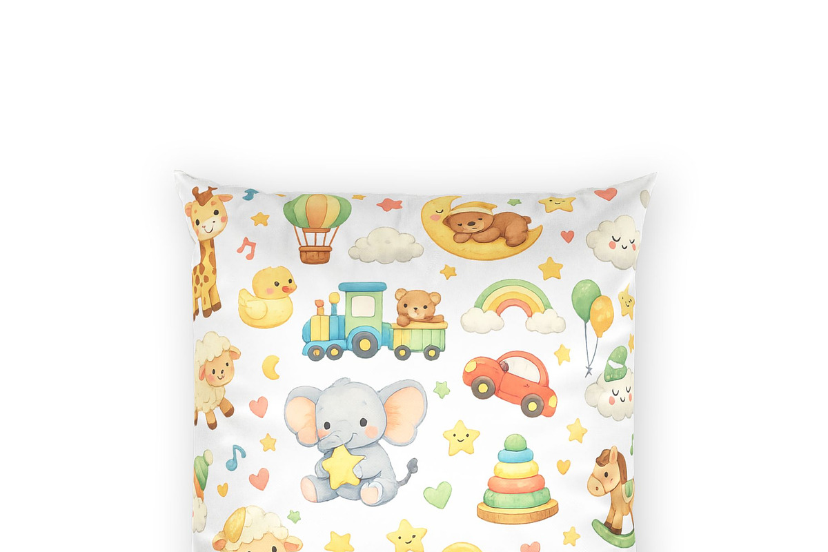 Cute Kids Seamless Pattern, a Pattern Graphic by elfy creative (Photo 6 of 7)