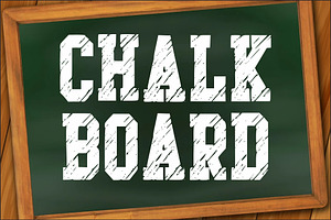 Chalk Board, a Font by Limited.studio