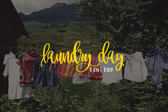 Laundry Day Font Duo preview 5