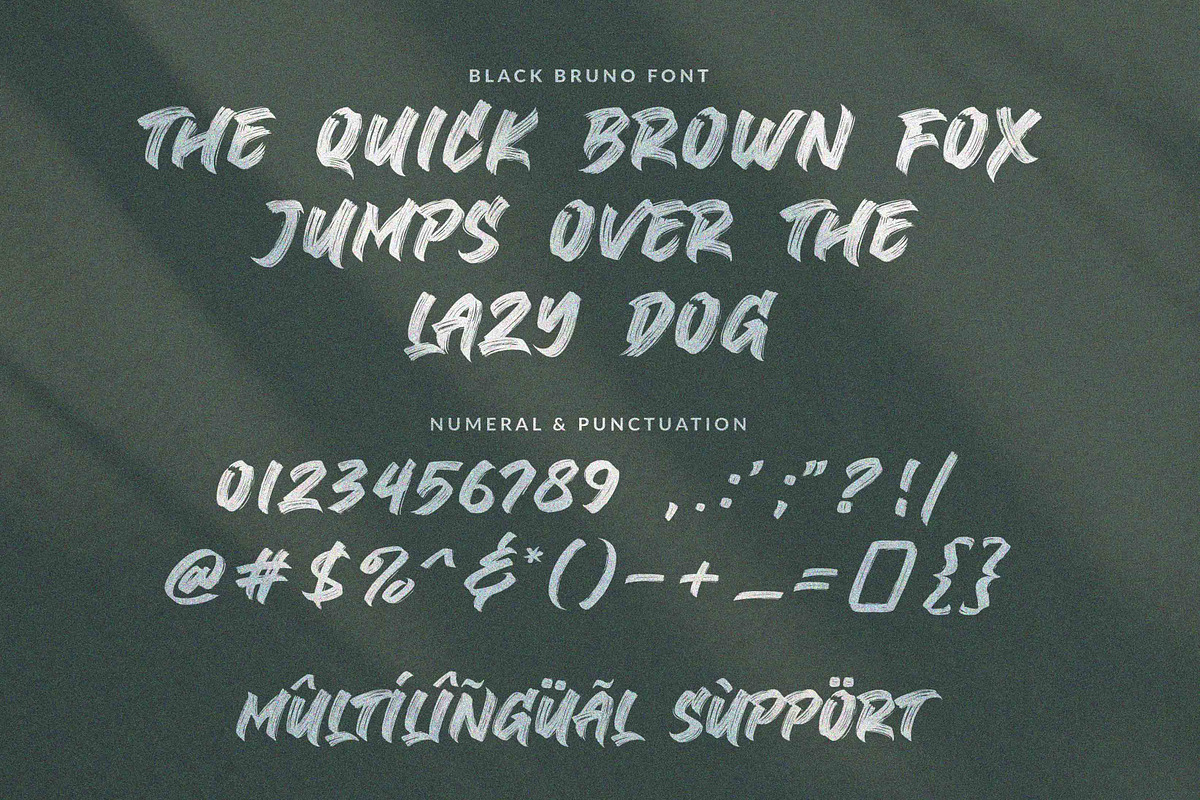 SALE! BLACK BRUNO // Brush Font, a Blackletter Font by Subectype Studio (Photo 10 of 11)