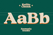Kuillo Chunk, a Serif Font by zeenesia (Thumbnail 5 of 19)