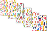 Summer Ice Cream Seamless Pattern, a Pattern Graphic by OK Design (Thumbnail 5 of 5)