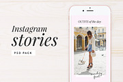 Instagram Stories Photoshop Pack, a Social Media Template by AdoredDesigns.com (Thumbnail 1 of 4)
