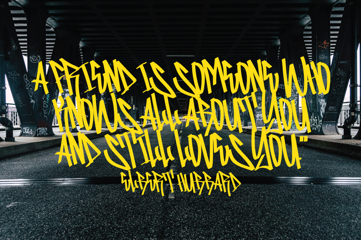Blister - Graffiti Font, a Handwritten Font by tebaltipislab (Photo 7 of 8)