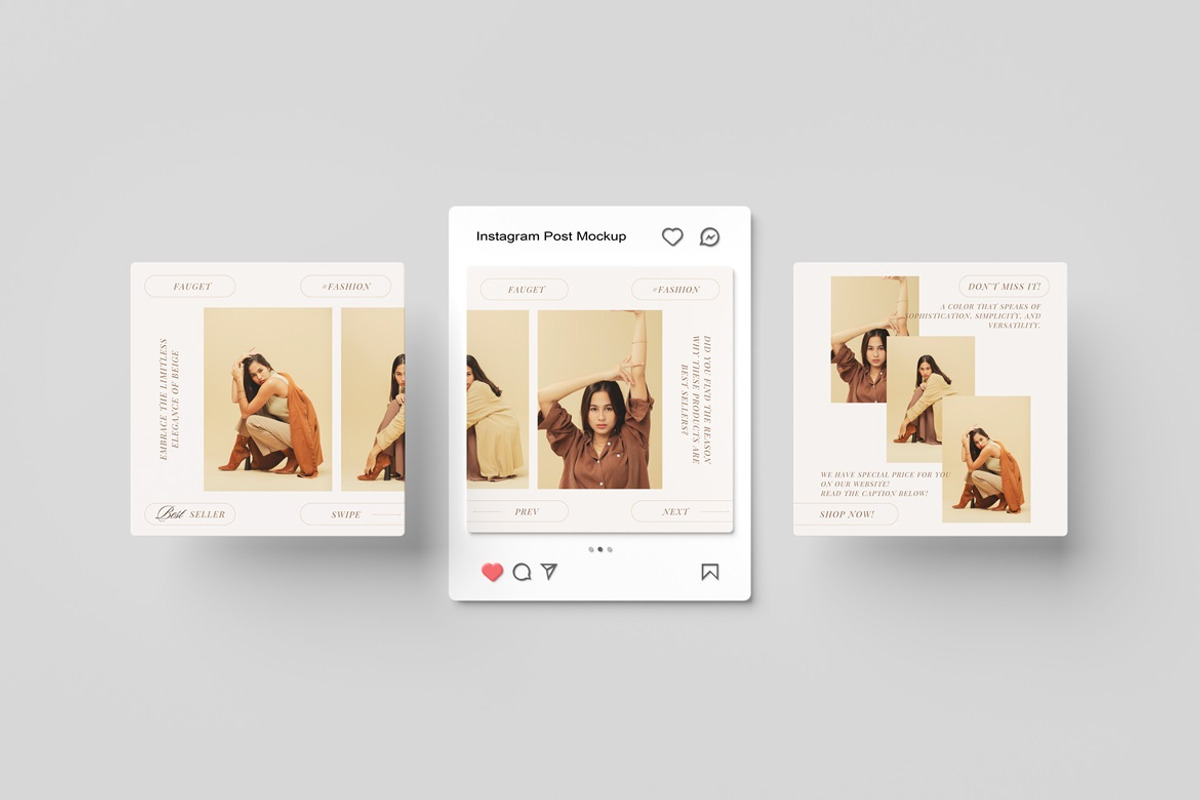 Instagram Post Mockup, an iPhone Mockup by Cutna Studio (Photo 3 of 8)