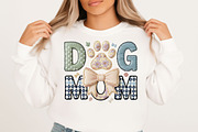 Faux Yarn Dog Mom Sublimation Png, an Illustration by Designking (Thumbnail 5 of 6)