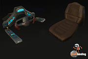 Sci-Fi Spaceship Vehicle, a Cars & Vehicle 3D Model by Pixel Landing (Thumbnail 7 of 7)