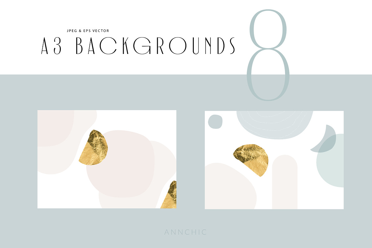 Abstract shapes art collection, a Texture Graphic by Anna Sokol (Photo 8 of 28)