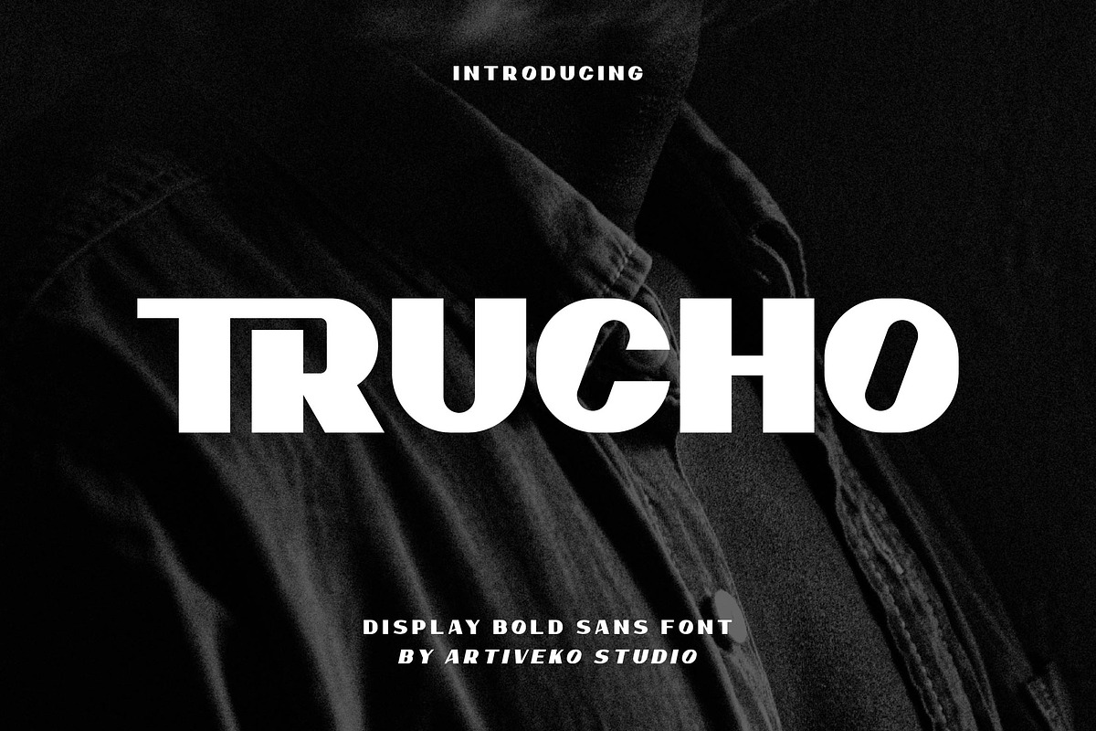 Trucho Bold Sans Font, a Sans Serif Font by Artiveko (Photo 1 of 8)