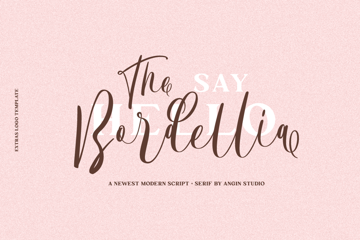 The Bordellia Font Duo, a Script Font by Angin Studio (Photo 1 of 15)