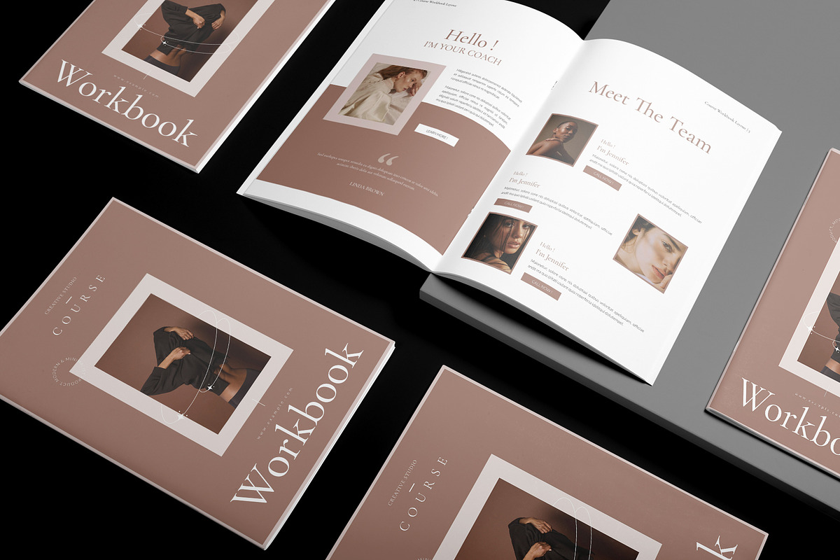 Course Workbook Template, a Magazine Template by DesignCrest (Photo 5 of 12)