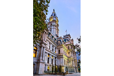Philadelphia City Hall building at, an Architecture Photo by Leonid Andronov