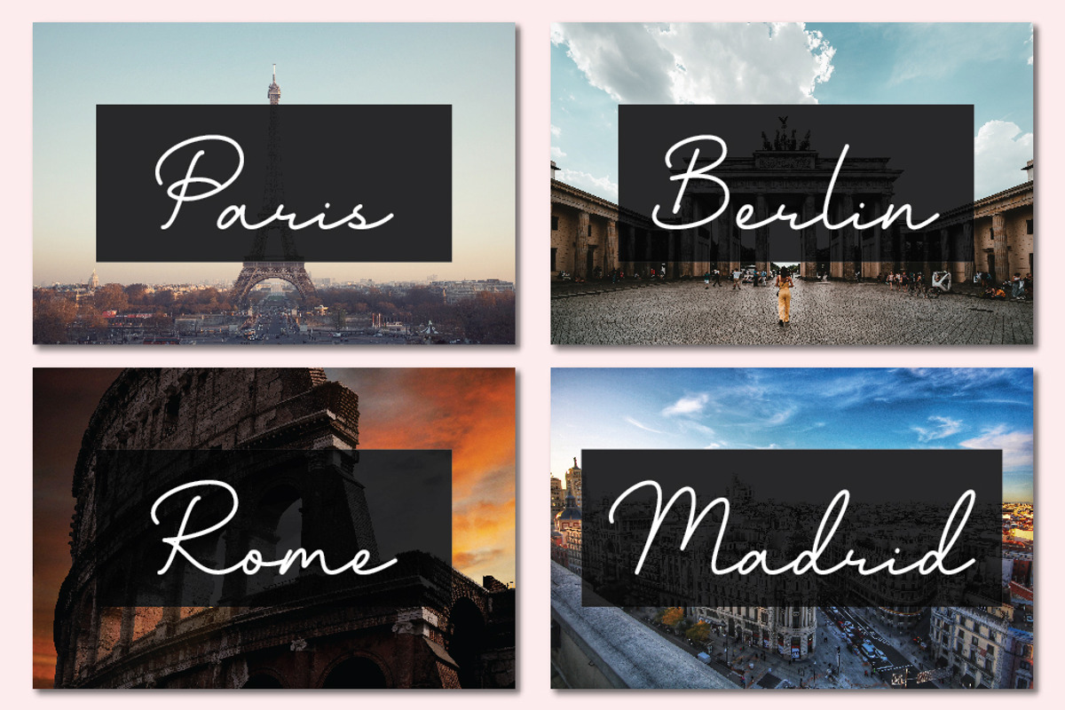 La Cavoritte Script Font, a Script Font by Cherryline Master (Photo 7 of 10)