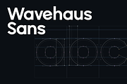 Wavehaus Sans Typeface, a Sans Serif Font by grahampaterson (Thumbnail 1 of 6)