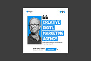 Marketing Agency Social Media Post, a Social Media Template by Saman Osama (Thumbnail 1 of 3)
