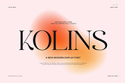 Kolins Modern Serif Font, a Serif Font by Graphicxell (Thumbnail 1 of 8)