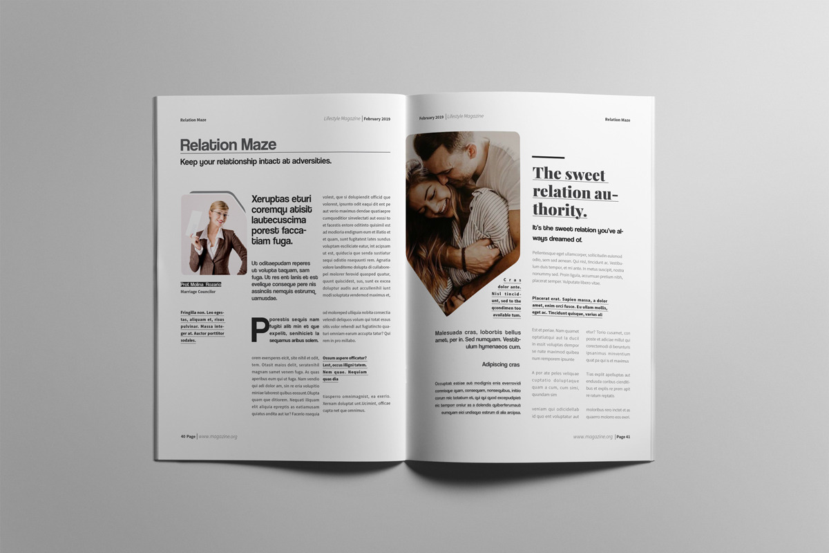 The Best Magazine Layout Design, a Magazine Template by Swayang (Photo 21 of 22)