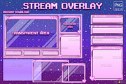 Kawaii twitch overlay package, a Social Media Template by 2SUNS (Thumbnail 1 of 3)