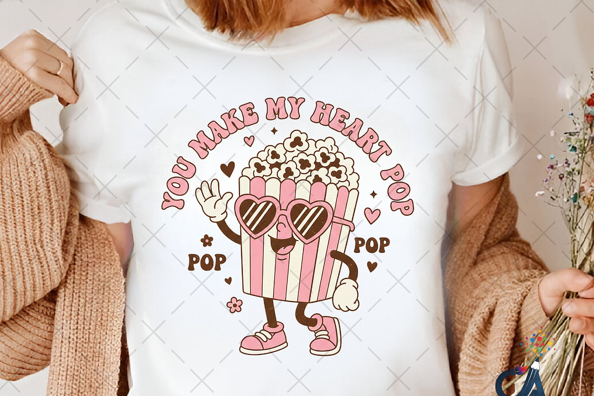 You Make My Heart Pop Design Png, an Illustration by Creative Art (Photo 4 of 6)