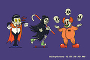 Halloween Creepers Graphic Pack, an Illustration by The Isian (Thumbnail 2 of 17)