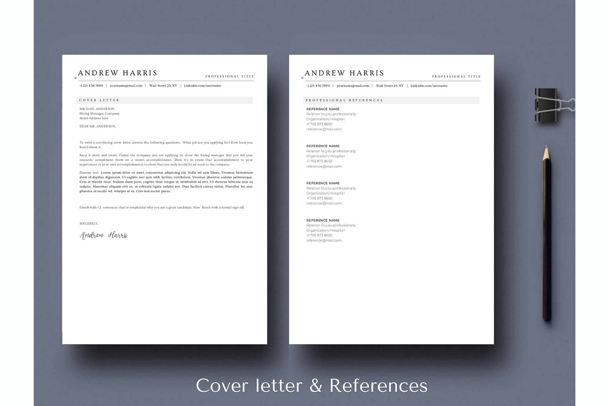 ATS friendy resume template word, a Resume Template by Climbwithelevator (Photo 3 of 11)