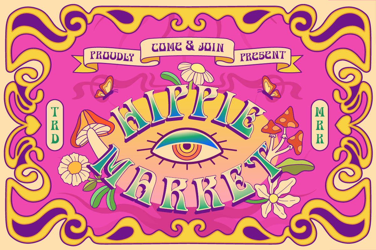Stuner – Psychedelic Font, a Serif Font by Burntilldead (Photo 3 of 12)