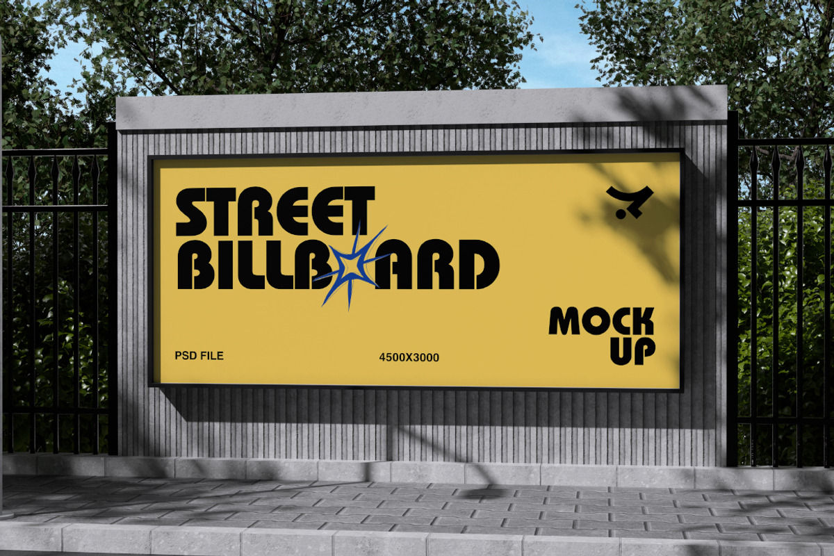 Street Billboard Mockup Bundle Set, an Advertising Mockup by Rielismee (Photo 5 of 5)