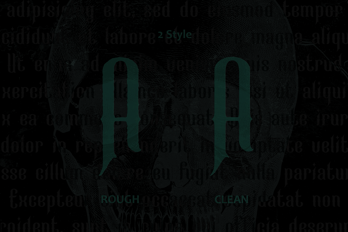 Aneloma, a Blackletter Font by RT Studio (Photo 5 of 10)