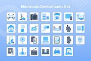 Electronic Device Icons Set - Flat, an Icon by Kmg Design (Thumbnail 2 of 2)