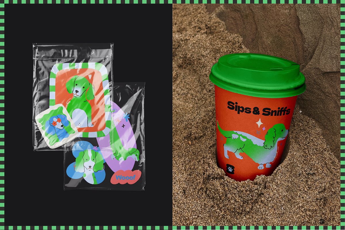 Fancy puppies vector pack + stickers, an Animal Illustration by My.Ordinarty (Photo 2 of 10)