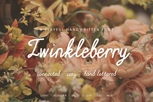 Handwritten font Twinkleberry