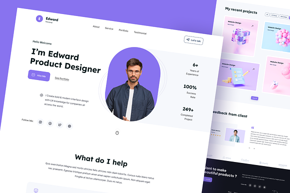Personal Portfolio Website preview 4