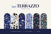 Lapis Terrazzo Patterns, a Pattern Graphic by Ninterints (Thumbnail 1 of 10)