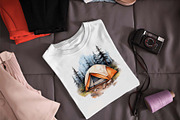 Watercolor Camping Clipart Bundle, an Illustration by Moon Studio (Thumbnail 8 of 15)