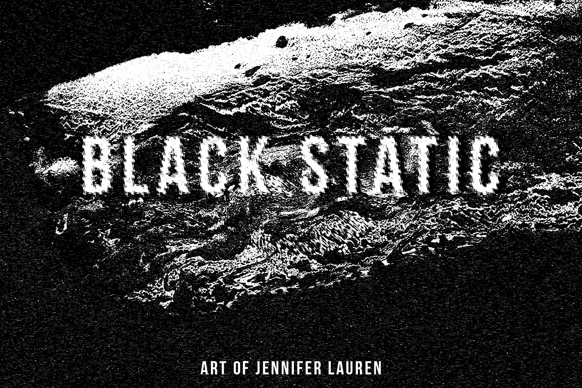 Black Static, a Texture Graphic by Jennifer Lauren Creative (Photo 1 of 20)