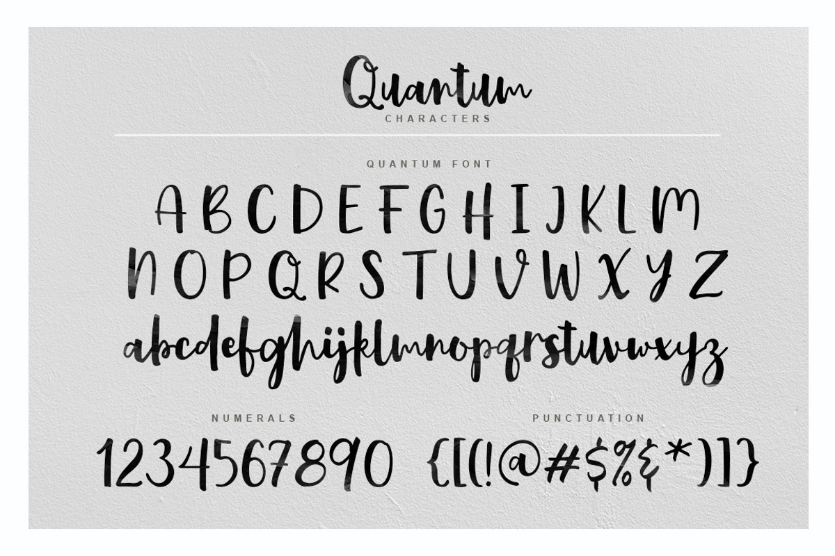 Quantum Font preview 7