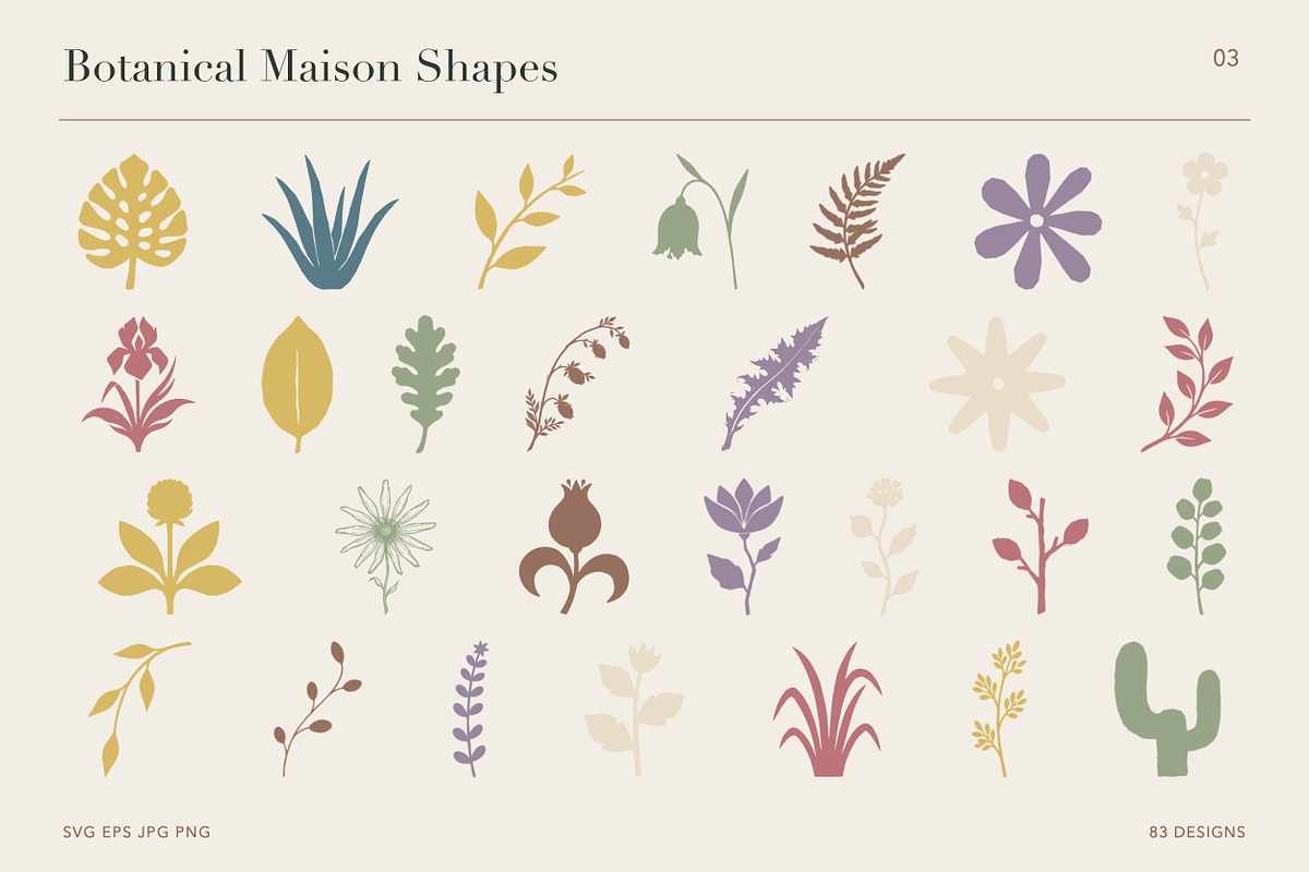 Botanical Maison – 83 Vector Set, a Decorative Illustration by designvectx (Photo 4 of 6)