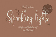 Sparkling Lights Script, a Handwritten Font by iStar Design (Thumbnail 1 of 11)