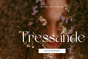 Canva Website Template - Tressande, a Landing Page Template by nofusshere (Thumbnail 2 of 9)