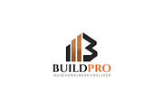 BuildPro Construction Logo Template, a Branding & Logo Template by SANB (Thumbnail 1 of 3)
